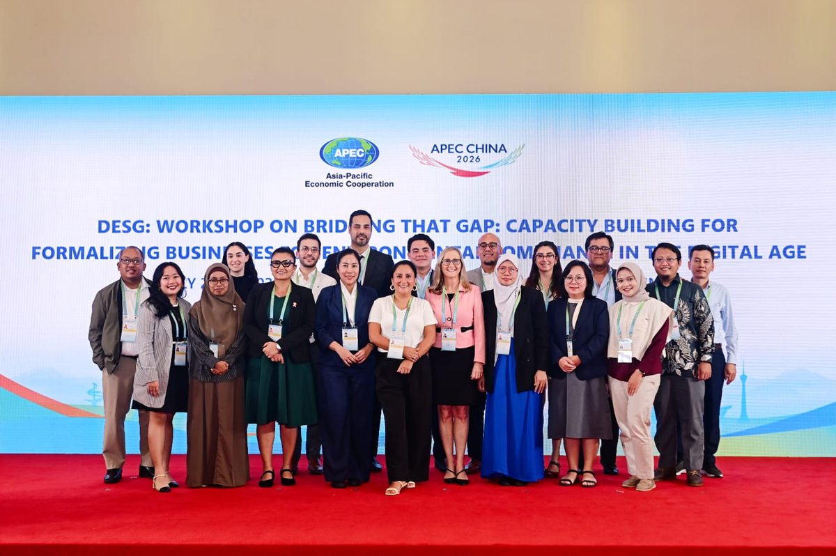 Suasana panel diskusi APEC DESG Workshop "Bridging That Gap" di Chengdu, China, 28–29 Juli 2026