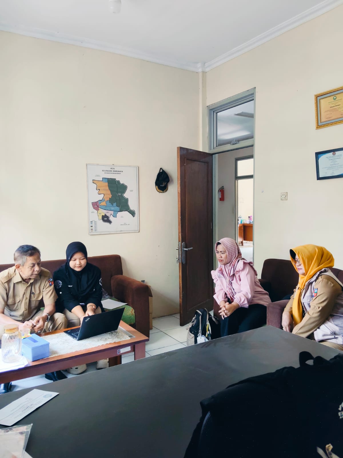 Dokumentasi kegiatan peresmian aplikasi Maryudi Posyandu