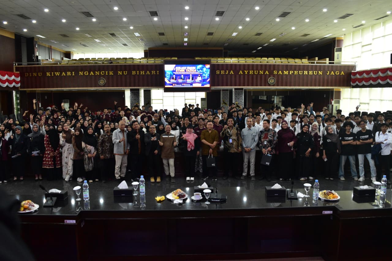 STMIK Tazkia Public Lecture: The Urgency of Cybersecurity in National Resilience & Indonesia's Geopolitics — Building a Sovereign, Excellent, and Noble Digital Generation